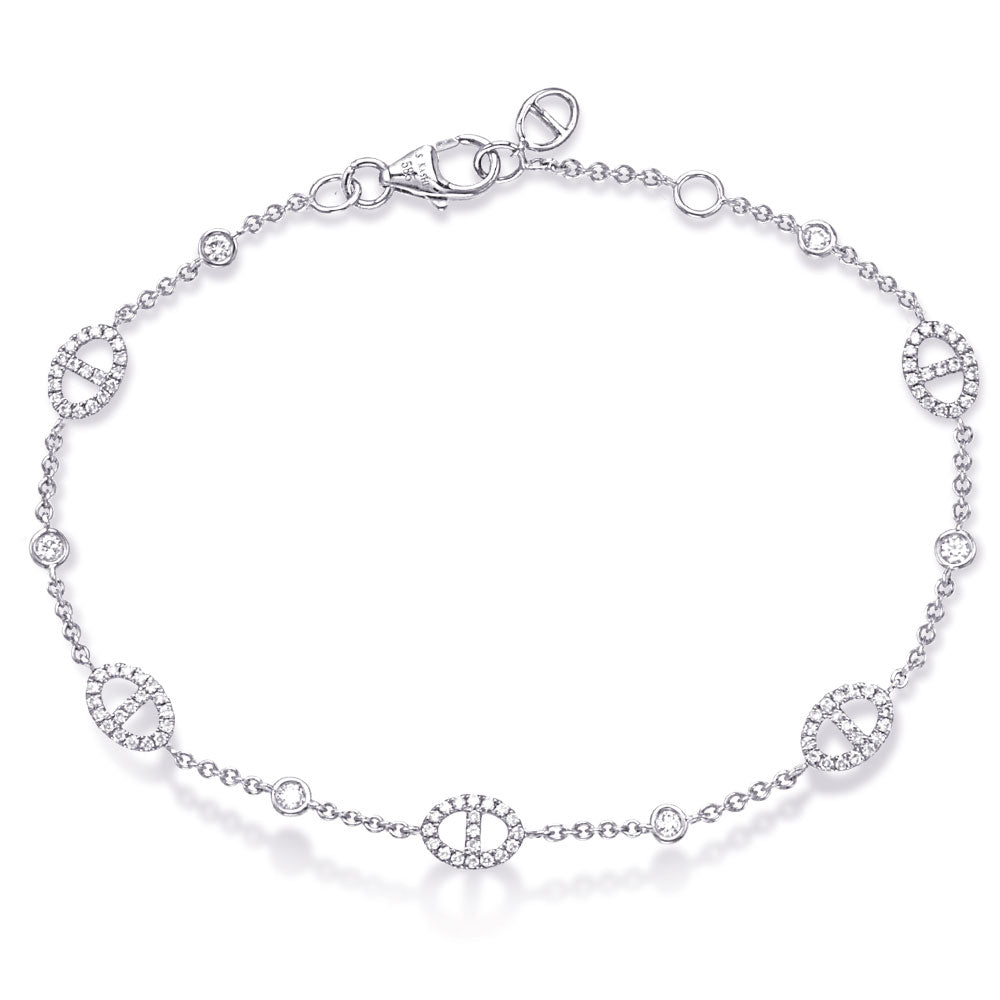 White Gold Diamond Bracelet
