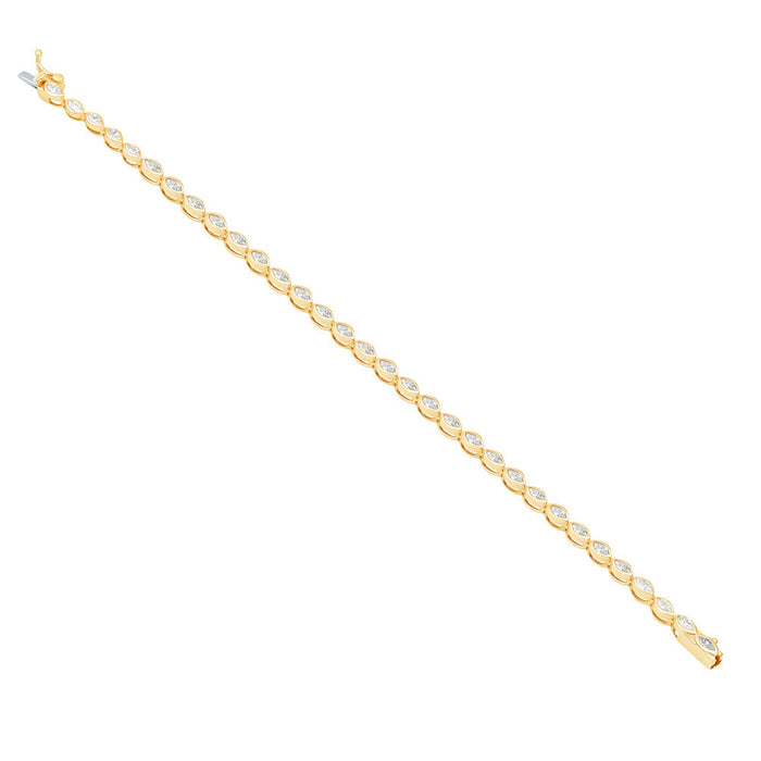 Yellow Gold Diamond Bracelet