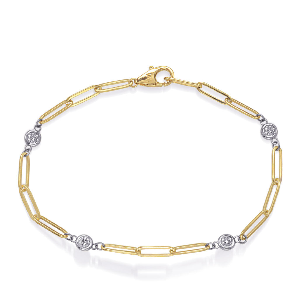 Yellow Gold Diamond Bracelet