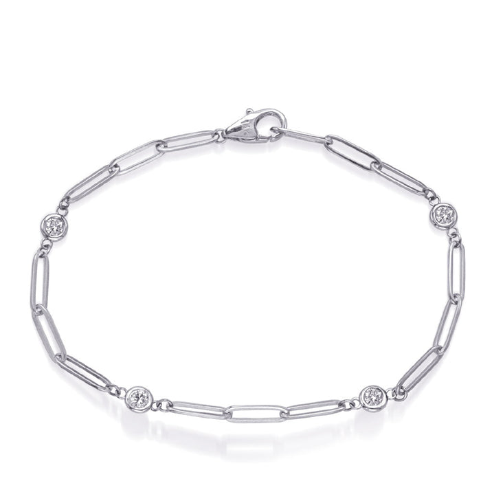 White Gold Diamond Bracelet