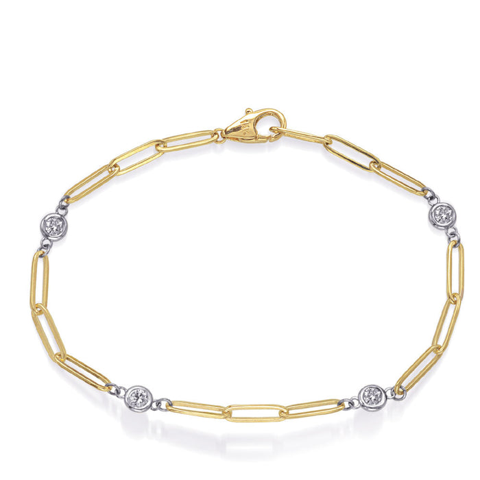 Yellow Gold Diamond Bracelet