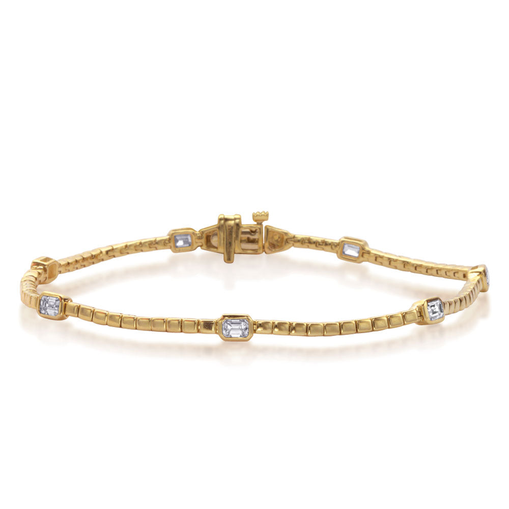 Yellow Gold Diamond Bracelet