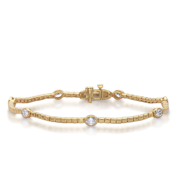 Yellow Gold Diamond Bracelet