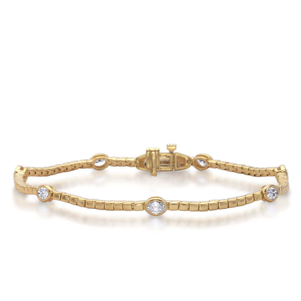 Yellow Gold Diamond Bracelet
