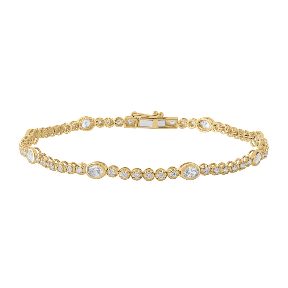 Yellow Gold Diamond Bracelet