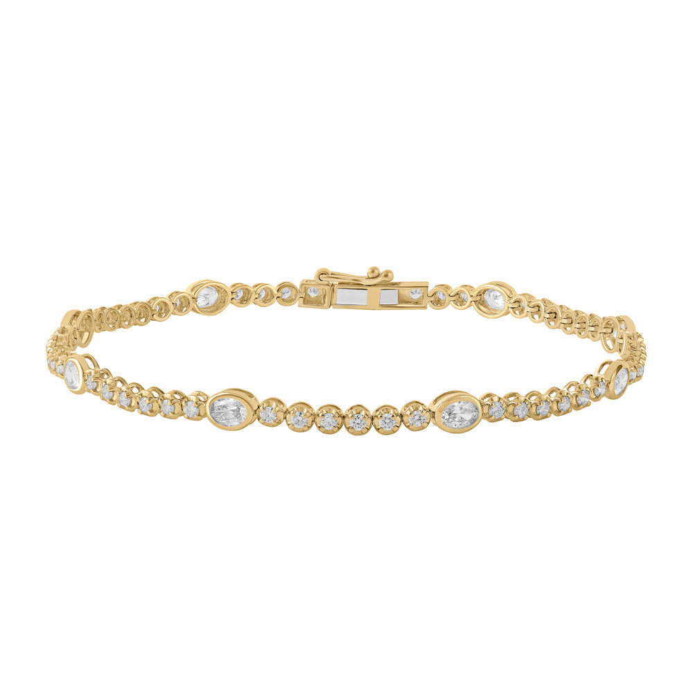 Yellow Gold Diamond Bracelet