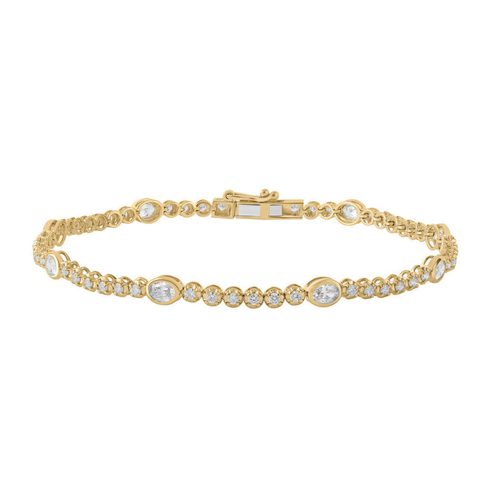 Yellow Gold Diamond Bracelet