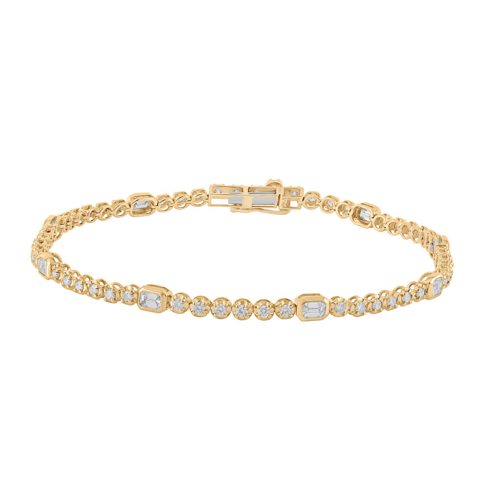 Yellow Gold Diamond Bracelet