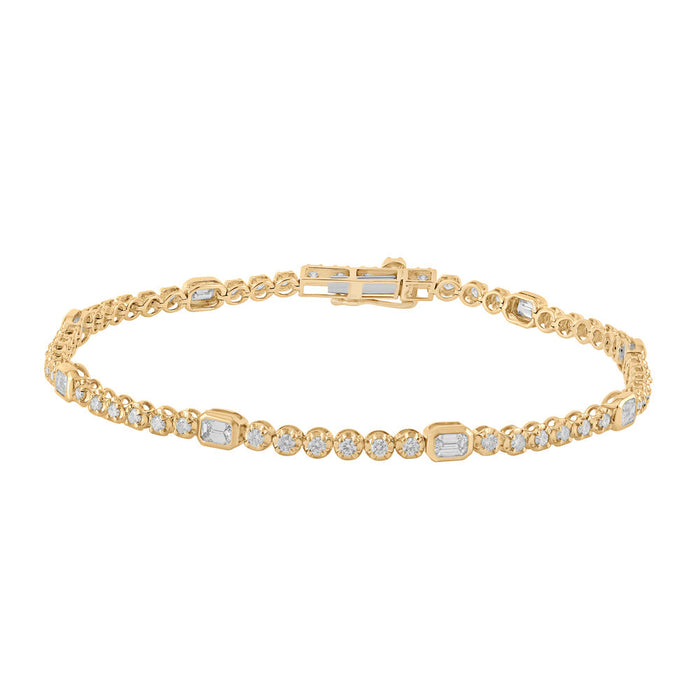 Yellow Gold Diamond Bracelet