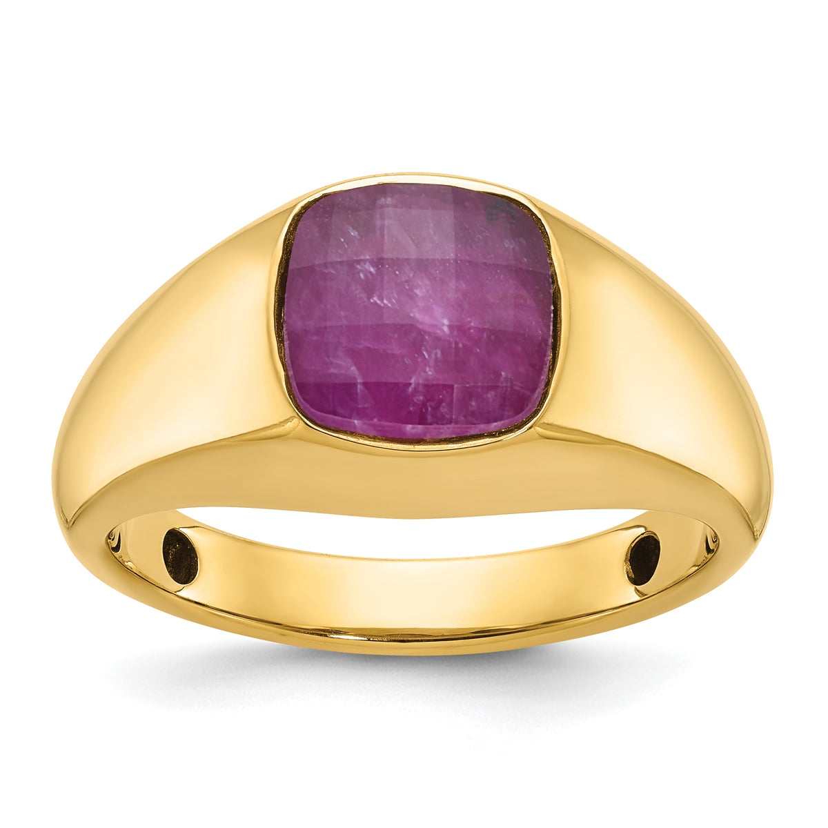 10k IBGoodman Men's Gemstone Ring Mounting-B52130-0Y
