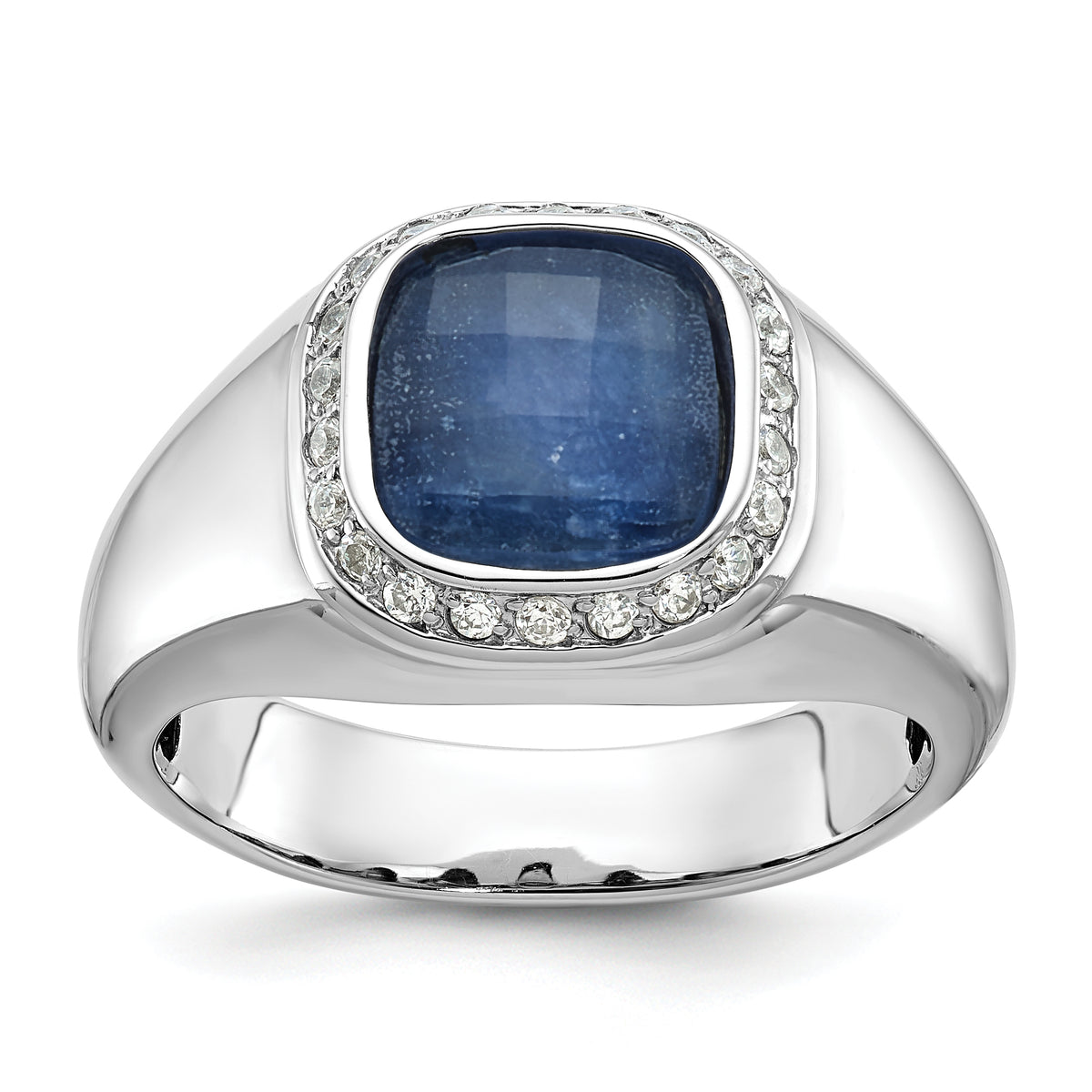 10kw IBGoodman Men's Gemstone and Diamond Ring Mounting-B52133-0W