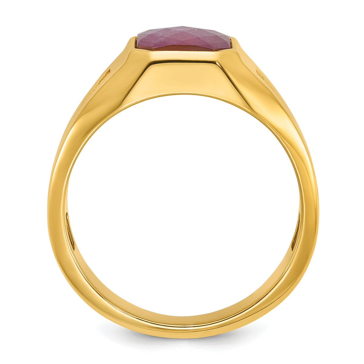 10k IBGoodman Men's Gemstone and Diamond Ring Mounting-B52140