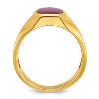 10k IBGoodman Men's Gemstone and Diamond Ring Mounting-B52140