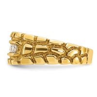 14k IBGoodman Men's Diamond Nugget Complete Ring-B56415