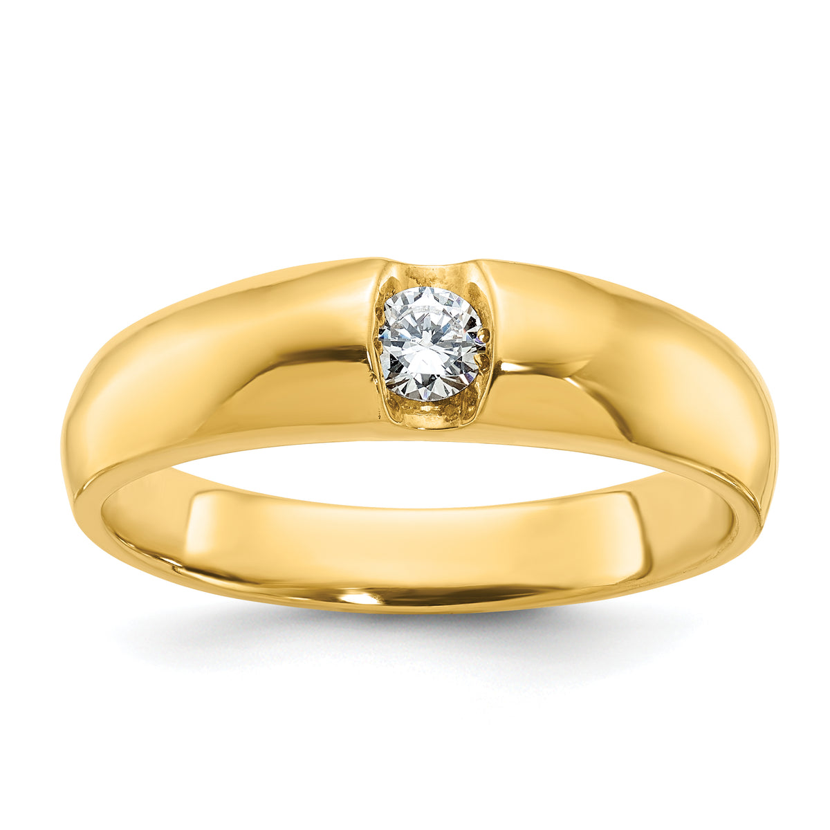 14k IBGoodman Men's Diamond Complete Ring-B56532-4YAA