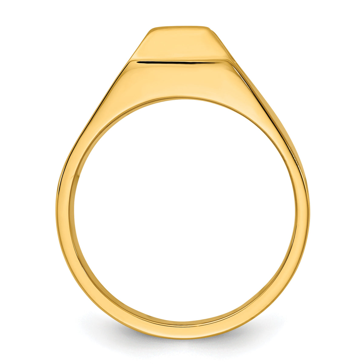 14k IBGoodman Men's Polished Diamond Ring Mounting-B56801