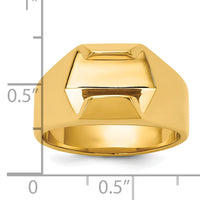 14k IBGoodman Men's Polished Diamond Ring Mounting-B56801