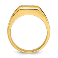 14k Two-tone IBGoodman Men's Diamond Complete Ring-B56862