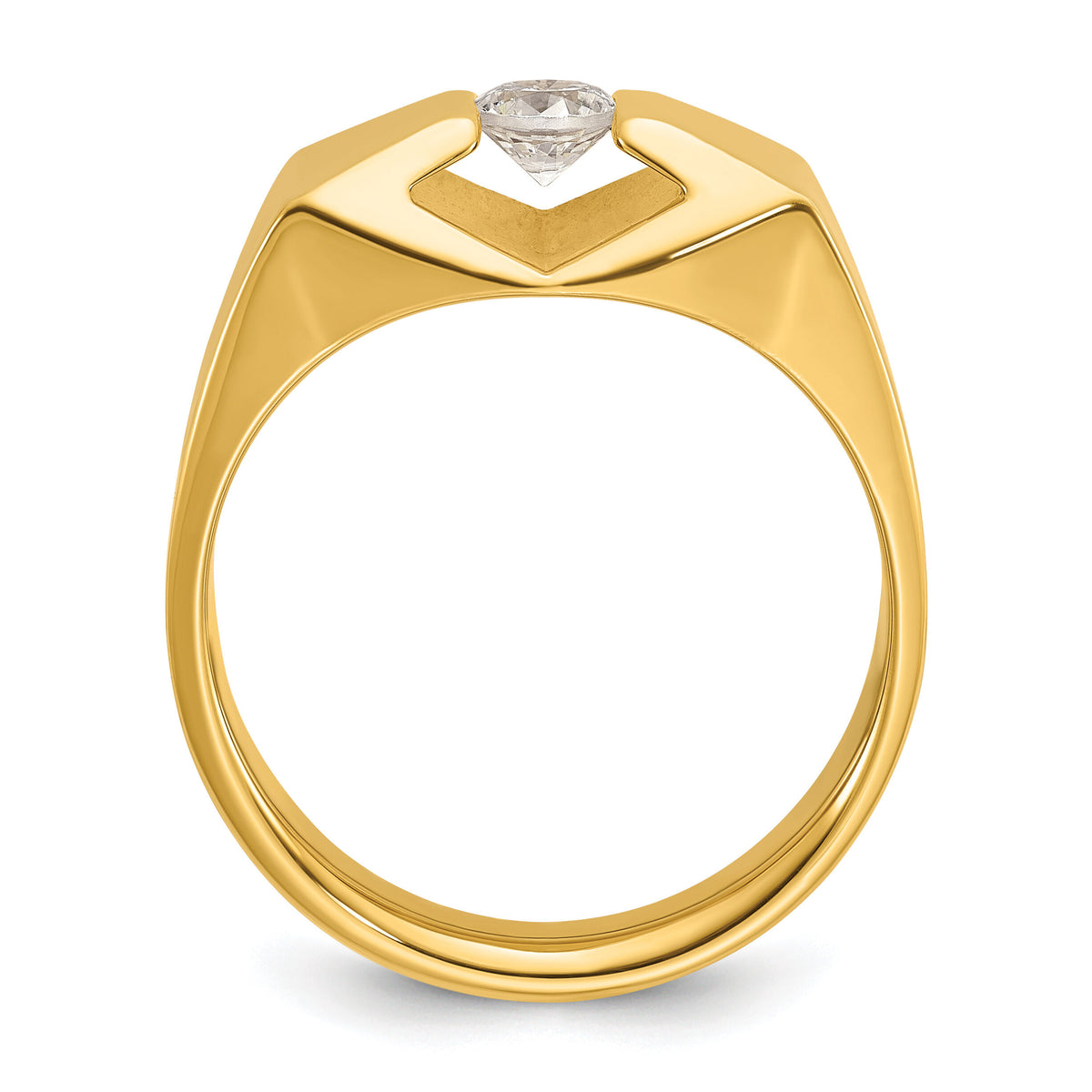 14k IBGoodman Men's Diamond Complete Ring-B56890