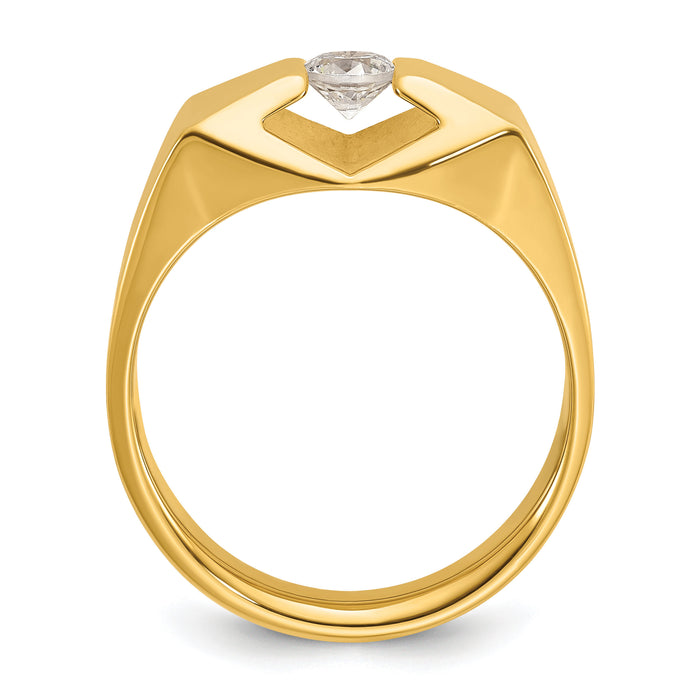14k IBGoodman Men's Diamond Complete Ring-B56890