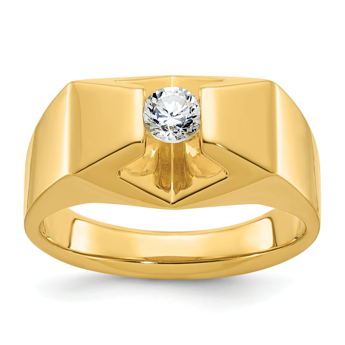 14k IBGoodman Men's Diamond Complete Ring-B56890