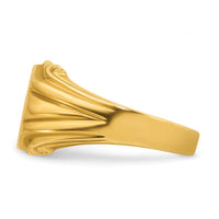14k IBGoodman 12x10mm Men's Signet Ring-B58187