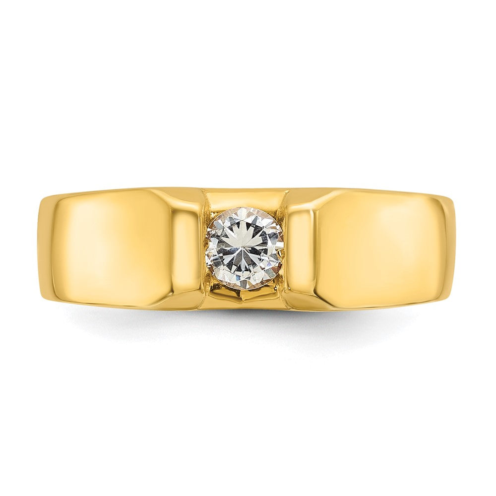 14k IBGoodman Men's 1/3 carat Diamond Complete Ring-B58268-4YAA