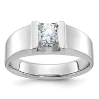 14k White Gold IBGoodman Men's Diamond Ring Mounting-B58368