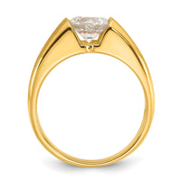 IBGoodman 14k 1 ct Lab Grown Diamond VS/SI+ G+ Complete Men's Ring-B58387