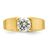 IBGoodman 14k 1 ct Lab Grown Diamond VS/SI+ G+ Complete Men's Ring-B58387