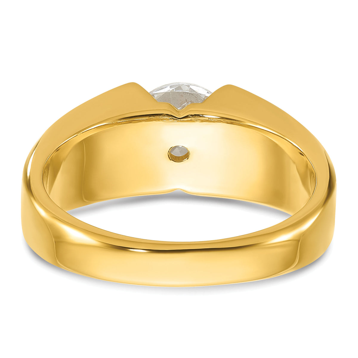 IBGoodman 14k 1 ct Lab Grown Diamond VS/SI+ G+ Complete Men's Ring-B58387