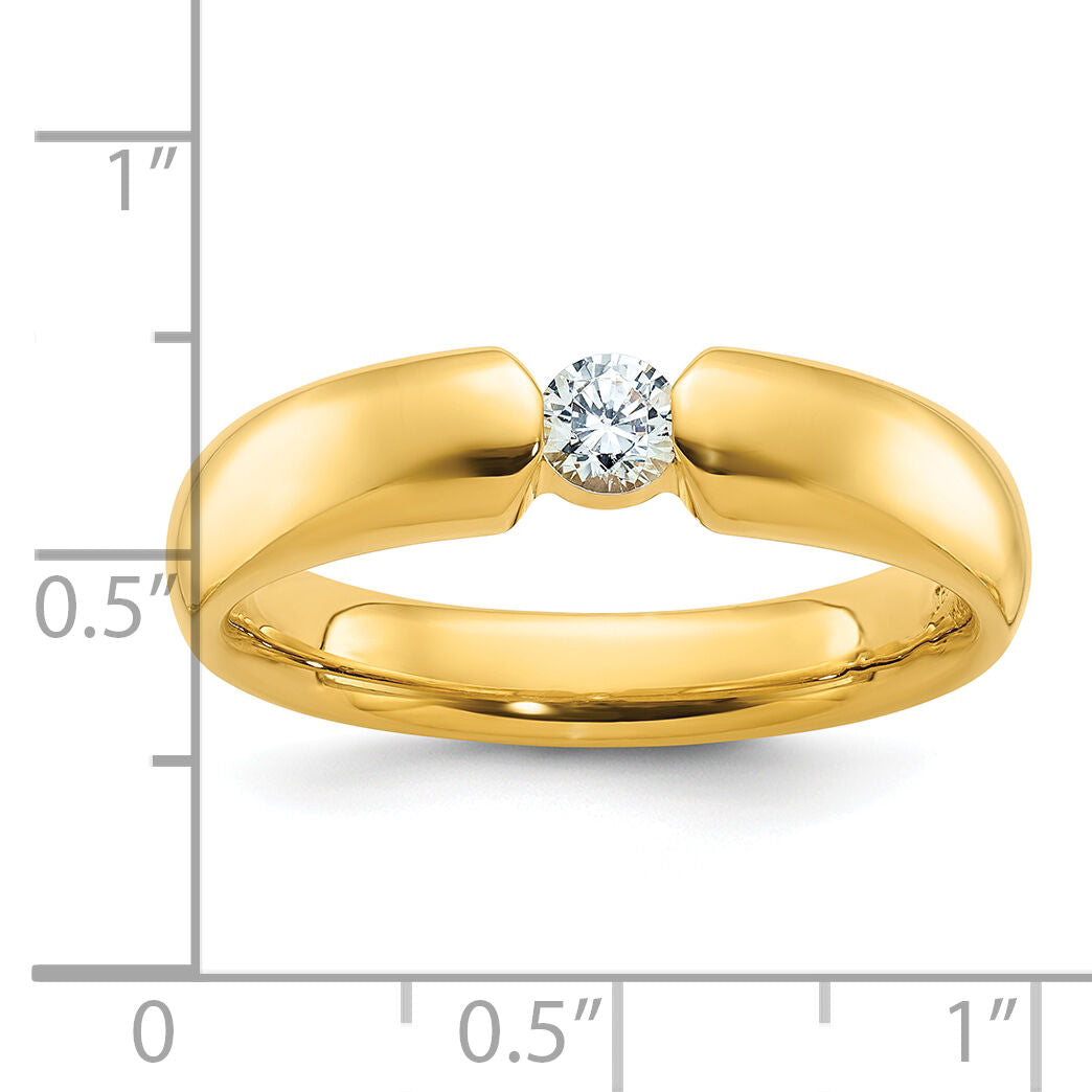 14k IBGoodman Men's Diamond Complete Ring-B61920