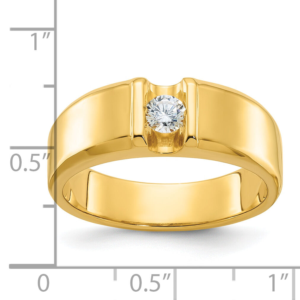 14k IBGoodman Men's Diamond Complete Ring-B62050