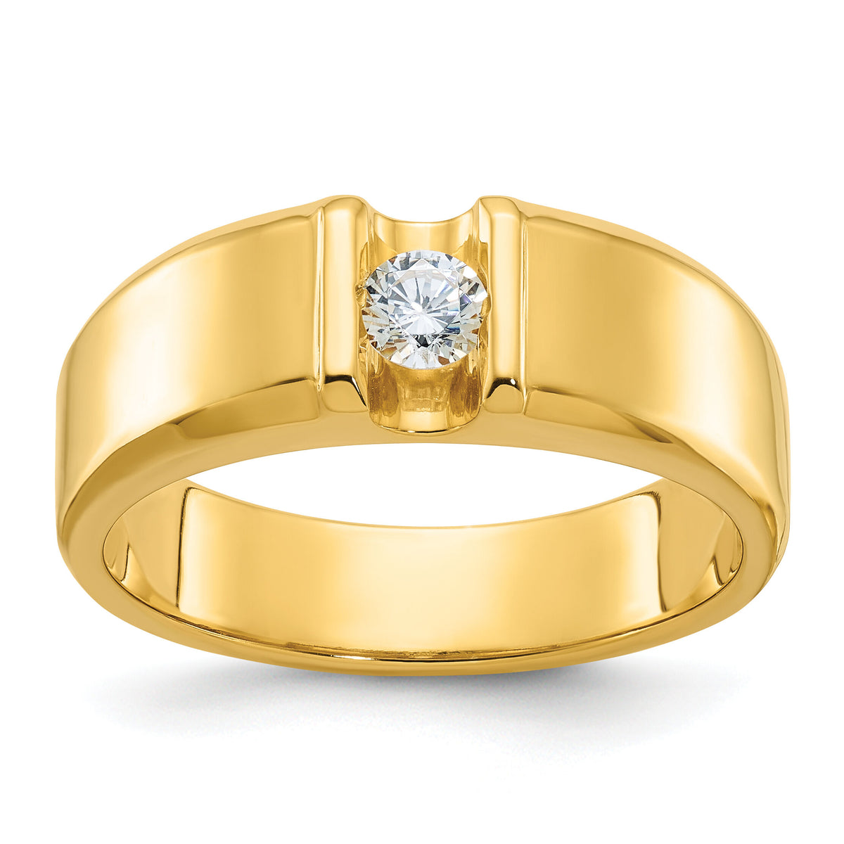 14k IBGoodman Men's Diamond Complete Ring-B62050