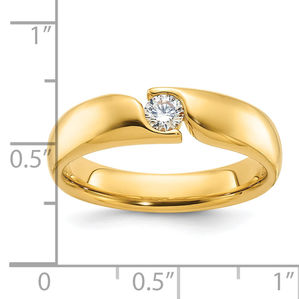 14k IBGoodman Men's Diamond Complete Ring-B62134