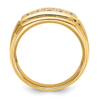 IBGoodman 14k Polished/Satin Five Stone Men's Ring Mounting-B63181