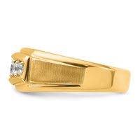 IBGoodman 14k Polished/Satin Five Stone Men's Ring Mounting-B63181