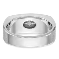 14k White Gold 1 ct Lab Grown Diamond VS/SI+ G+ 5 Stone Comp Men's Ring-B63268