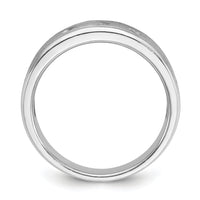 14k WG IBGoodman Men's Polished/Satin/Antiqued Diamond Complete Ring-B63306
