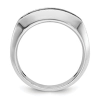 10kw IBGoodman Men's Polished Satin and Grooved Ring Mounting-B63728