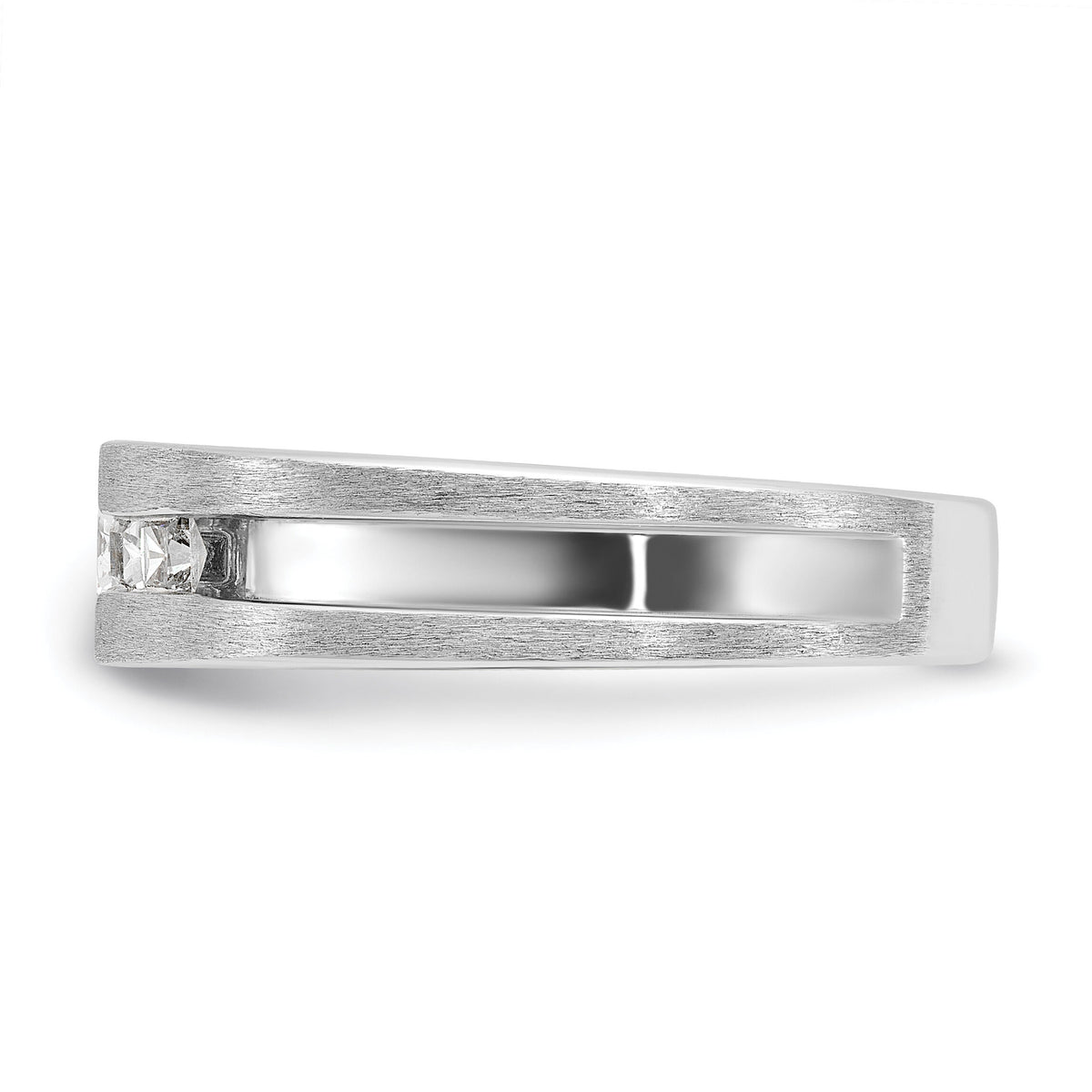 14k White Gold IBGoodman Men's Diamond Complete Ring-B63739