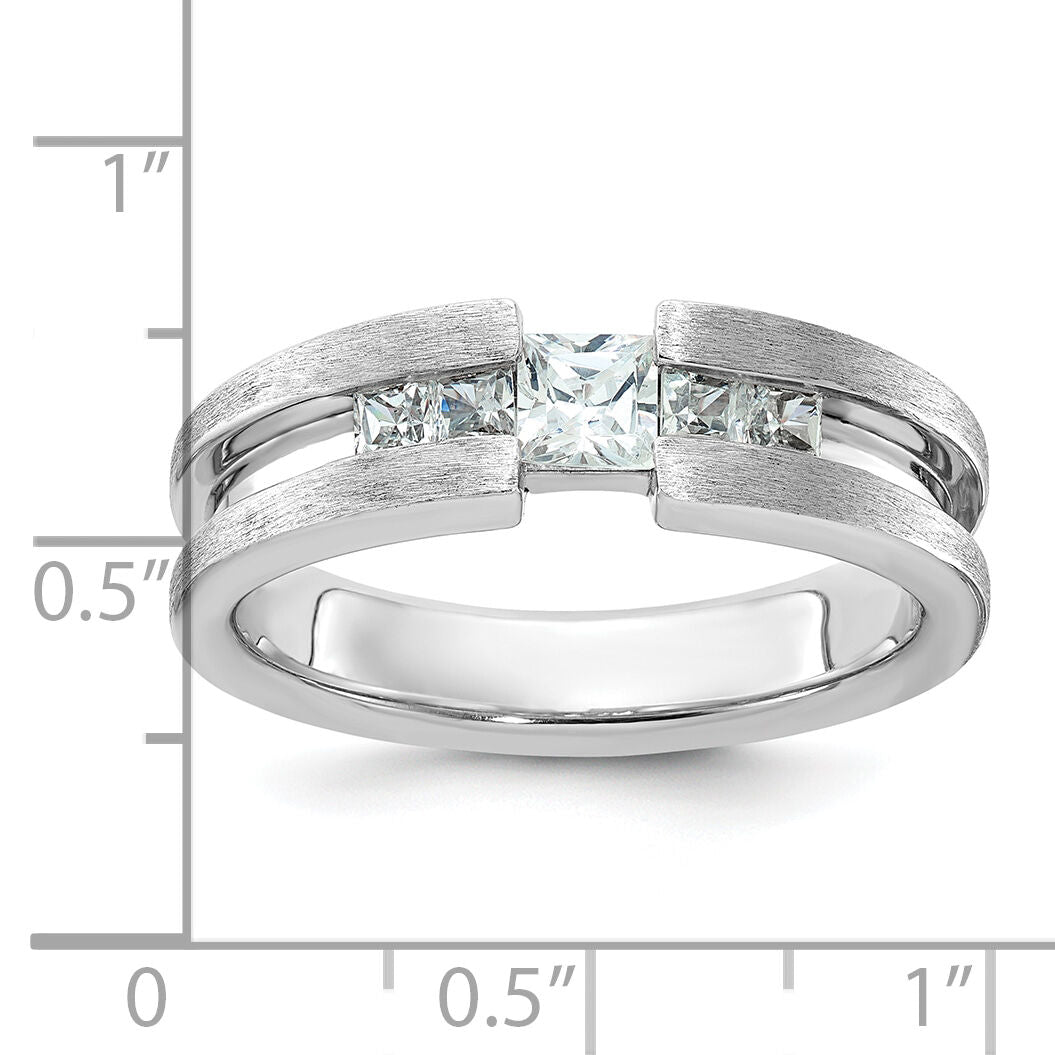 14k White Gold IBGoodman Men's Diamond Complete Ring-B63739