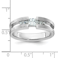 14k White Gold IBGoodman Men's Diamond Complete Ring-B63739