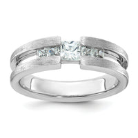 14k White Gold IBGoodman Men's Diamond Complete Ring-B63739