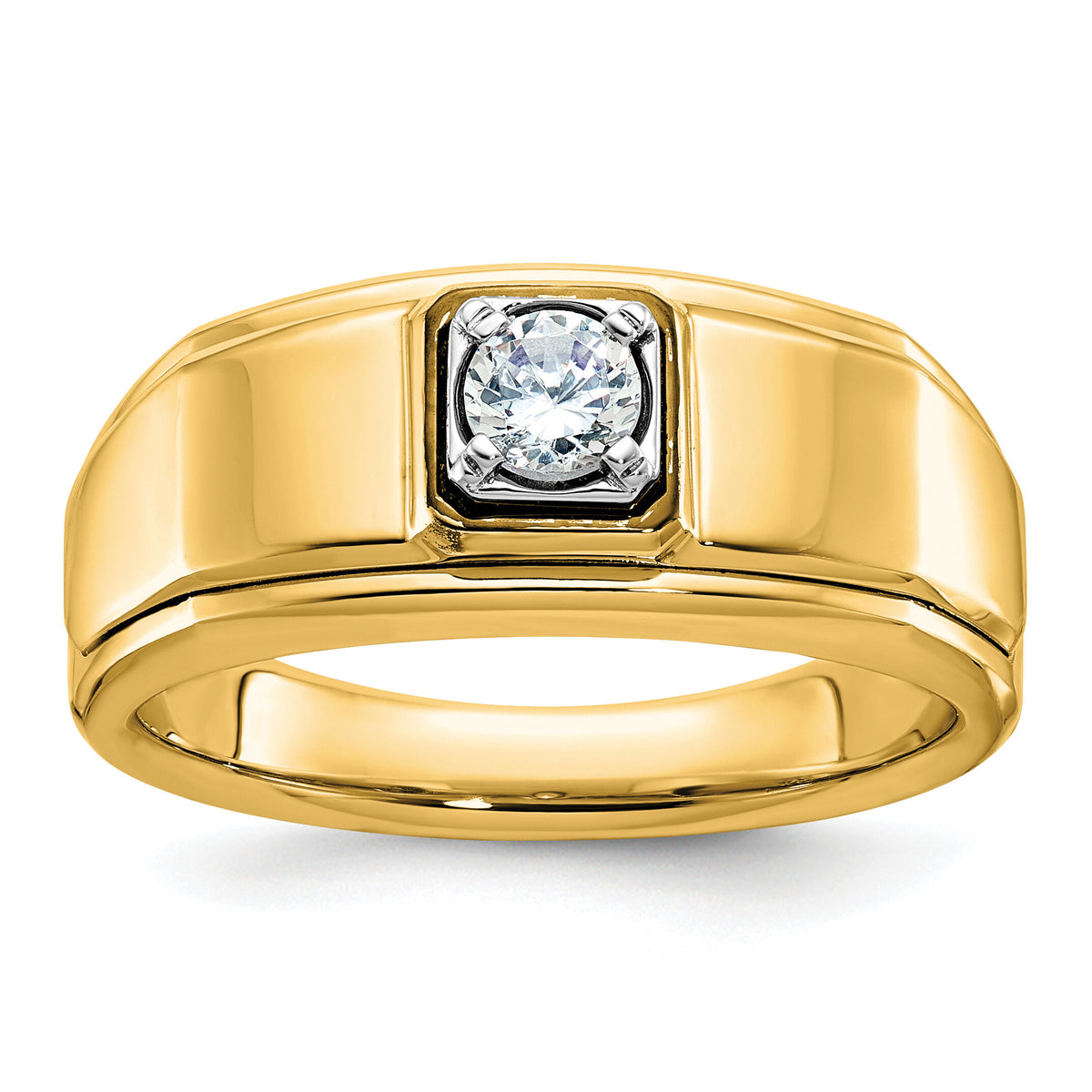 10k IBGoodman Men's Diamond Complete Ring-B64032