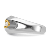 14ktt IBGoodman Men's Polished Graduated 5-Stone Diamond Ring-B64167