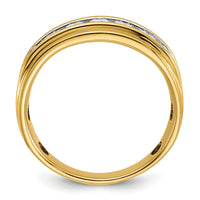 14k 1ct Lab Grown Diamond VS/SI+ G+ Comp Polished Men's Ring-B64225