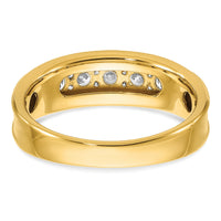 14k 1ct Lab Grown Diamond VS/SI+ G+ Comp Polished Men's Ring-B64225
