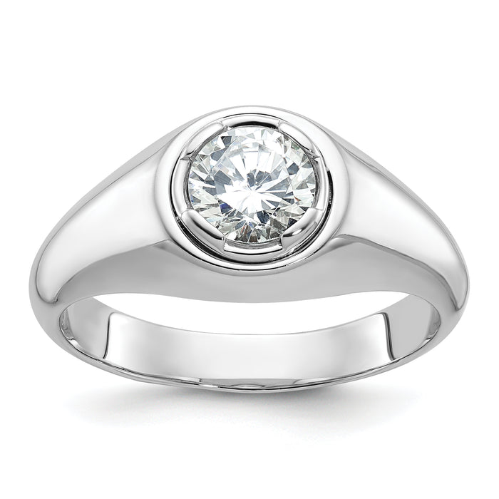 10k White Gold IBGoodman Men's Diamond Ring Mounting-B64240-0W