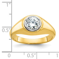 10k IBGoodman Men's Diamond Ring Mounting-B64240
